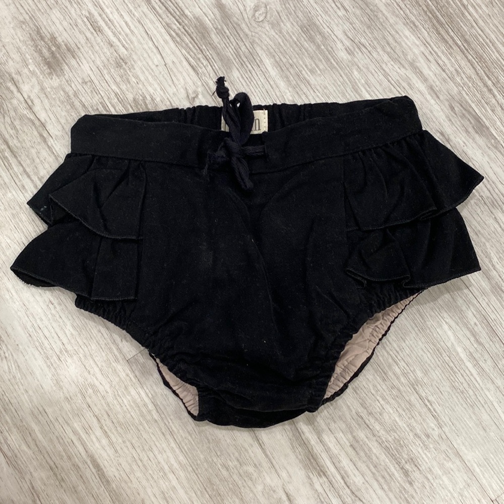 Popelin 12-18 m. Black Bloomers.